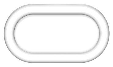 ETH Loïs - plafondlamp - 30 x 4,5 cm - 3 stappen dimmer - 12W LED incl. -  IP44 - wit
