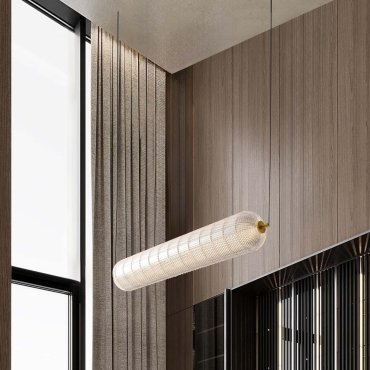 Nova Luce Klelia - hanglamp - 97 x 120 x 15 cm - 40W dimbare LED incl. - messing goud