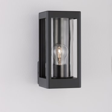 Nova Luce Figo - buiten wandverlichting - 11 x 24,5 x 15 cm - IP54 - donker antraciet