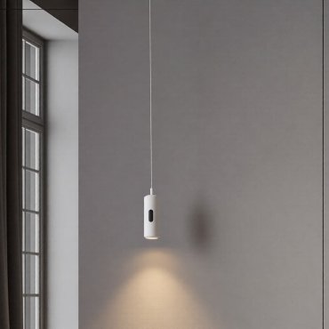 Nova Luce Holm - hanglamp - Ø 13 x 300 cm - 12W dimbare LED incl. - wit
