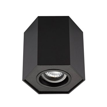 Zuma Line Polygon CL R - opbouwspot 1L - 12 x 12 cm - zwart