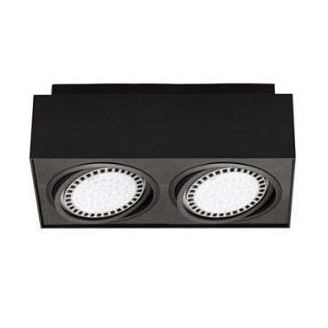 Zuma Line Boxy CL 2 - opbouwspot 2L - 31 x 16 x 12 cm - zwart