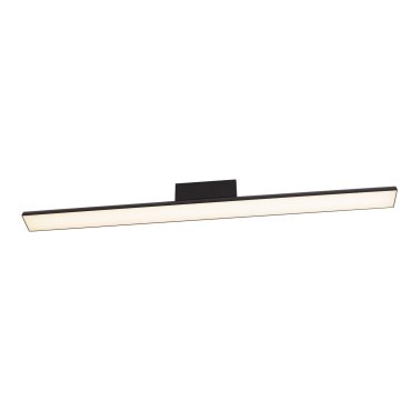 Maxlight Tampa - plafondlamp - 90 x 6 x 8,3 cm - 27W LED incl. - IP44 - zwart