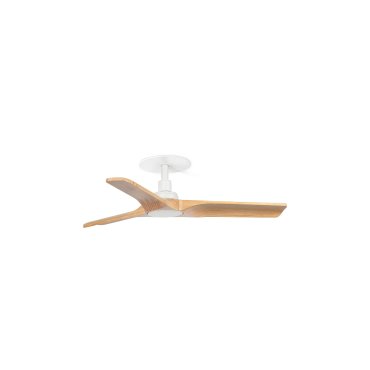 Faro Heywood S - plafondventilator met inbouwrozet - Ø 90 cm - mat wit en den