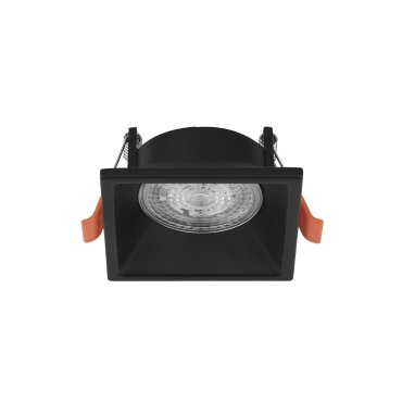 Nova Luce Staf - inbouwspot - 75 x 75 mm, 70 x 70 mm inbouwmaat - zandzwart