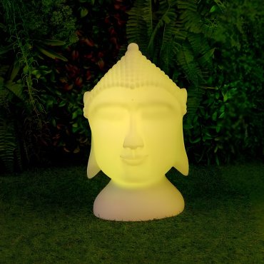 New Garden Goa - oplaadbare tafellamp - Ø25 x 40 cm - 0,5W dimbare LED incl. - IP54 - wit