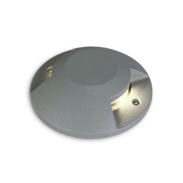ONE Light Ground Surface Mounted Range - grondspot - Ø 20 x 4,2 cm - 2 x 6W LED incl. - IP67 - grijs
