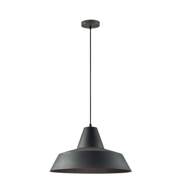 VK Lighting Sosta - hanglamp - Ø 30 x 121 cm - donkergrijs