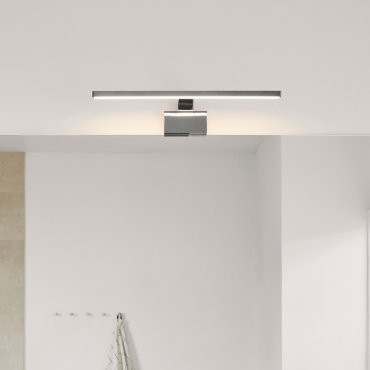 Nordlux Marlee - wandlamp - 50 x 13,6 x 6,4 cm - 8,9W LED incl.  - IP44 - chroom