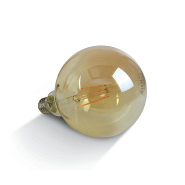 ONE Light Retro LED lamp - Ø 12,5 x 17,5 cm - E27 - 7W dimbaar - 2200K - amber