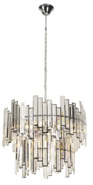 Maxlight Nemo - luster - Ø 55 x 120 cm - chroom