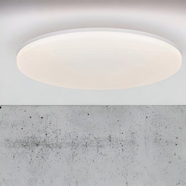 Nordlux Vic - plafondlamp - Ø 35 x 4 cm - 32W LED incl. - IP21 - wit - witte lichtkleur (4000K)