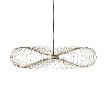 VK Lighting Synnefo - hanglamp - Ø 74 x 146,5 cm - 8W LED incl. - goud