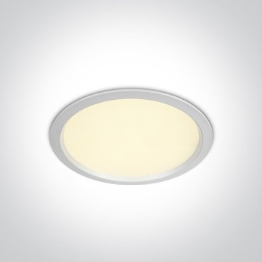 ONE Light Downlights Fixed LED - inbouw plafondverlichting - Ø 170 mm, Ø 160 mm inbouwmaat - 24W LED incl. - IP44 - wit