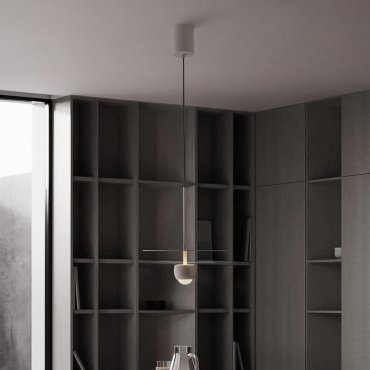 Nova Luce Edem - hanglamp - Ø 30 x 217 cm - 8W LED incl. - beige