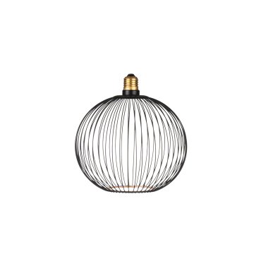 Segula Floating Globe Filo LED - Ø 18 cm - E27 - 5W dimbaar - 2200K - zwart