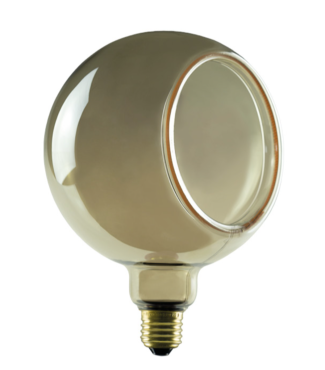 Segula LED lamp - Floating Globe Open - Ø 15 x 20 cm - E27 - 6W dimbaar - 1900K - gerookt