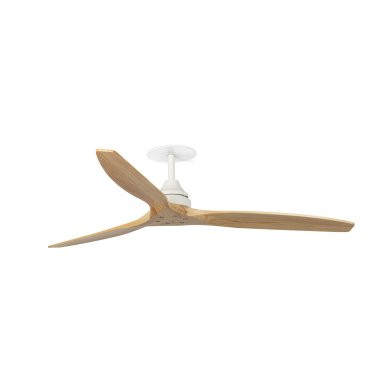 Faro Alo L - plafondventilator met inbouwrozet - Ø 152 cm - mat wit en den