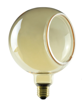 Segula LED lamp - Floating Globe Open - Ø 15 x 20 cm - E27 - 4,5W dimbaar - 2200K - amber