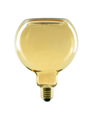 Segula LED lamp - Floating Globe - Ø 12,5 x 16,5 cm - E27 - 4W dimbaar - 2200K - amber