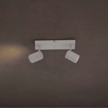 Nova Luce Alma - opbouwspot 2L - 37 x 13 x 12 cm - IP44 - zandwit