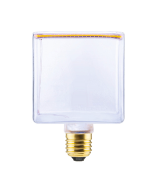Segula LED lamp - Floating Cube - 12,5 x 12,5 x 12,5 cm - E27 - 4,5W dimbaar - 2200K - transparant