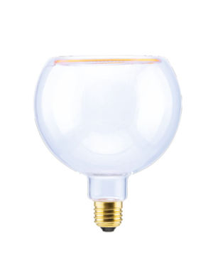 Segula LED lamp - Floating Globe - Ø 12,5 x 16,5 cm - E27 - 4,5W dimbaar - 2200K - transparant