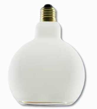 Segula LED lamp - Floating Globe - Ø 12,5 x 16,5 cm - E27 - 5W dimbaar - dim to warm 2000 tot 2700K - frosted