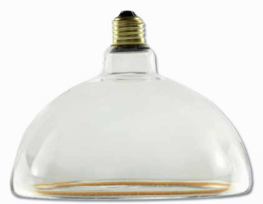 Segula LED lamp - Floating Bowl - Ø 20 x 15 cm - E27 - 6,2W dimbaar - dim to warm 2000 tot 2700K - transparant