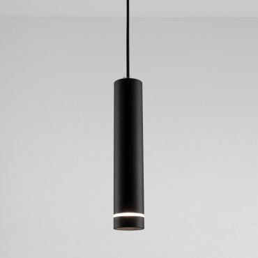 Nova Luce Esca - hanglamp - Ø 6 x 150 cm - zandzwart