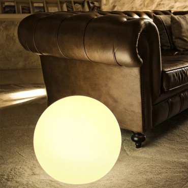 New Garden Buly 80 - vloerlamp met kabel - Ø 78 x 69 cm - 7W LED incl. - doorschijnend limoen