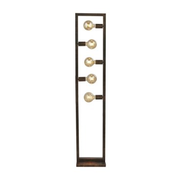 Searchlight Oblong - vloerlamp - 15 x 160 cm - rustiek bruin