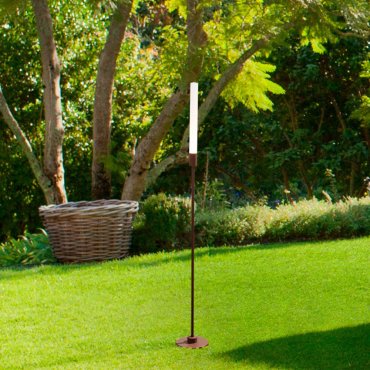 Nova Luce Slot - tuinpaal - Ø 2,5 x 80 cm - 4W LED incl. - IP65 - corten