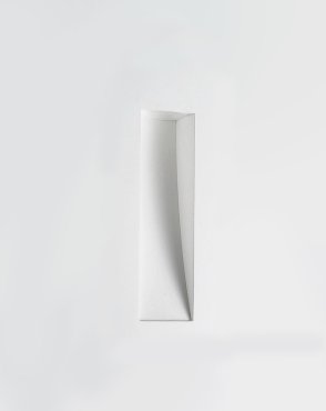 Nova Luce Cirocco - inbouw wandverlichting - 24 x 11 cm - 1W LED incl. - wit gips
