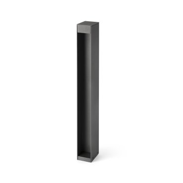 Faro Cerler - tuinpaal - 9 x 60 cm - 9W LED incl. - IP65 - donkergrijs