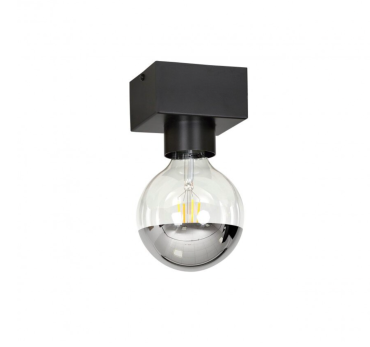 Emibig Pluto - opbouwspot - 10 x 10 x 9,5 - zwart