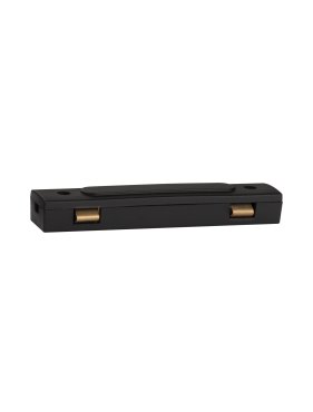 Nova Luce Connector voor magnetisch opbouw/pendel profiel - 11 x 2,5 x 1,7 cm - zwart