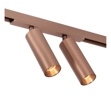 Lucide Linial Moxx - magnetisch railsysteem - railspot - 17 x 4,5 x 10 cm - 2 x 10W LED incl. - dimfunctie en instelbare lichtkleur via app - champagne