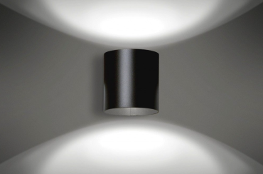 Emibig Axo - wandverlichting - 11 x 14 x 12 cm - zwart