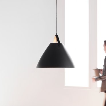 Design for the People Strap 68 - hanglamp - Ø 68 x 68,05 cm - zwart