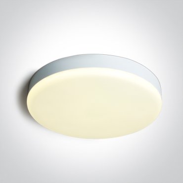 ONE Light Plafo - plafondverlichting - Ø 35 x 5,5 cm - 35W LED incl. - IP65 - wit