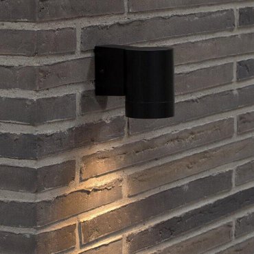 Nordlux Tin Maxi Down - buiten wandverlichting - 7,6 x 10,5 x 12,5 cm - IP54 - zwart