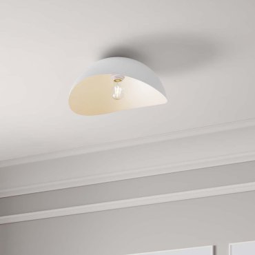 Nova Luce Opsi - plafondlamp - Ø 40 x 20 cm - zandwit