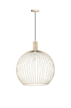 ETH Wire Sand - hanglamp - Ø 50 x 170 cm - zand