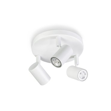 ETH The Common - opbouwspot 3L - Ø 22 x 13 cm - wit