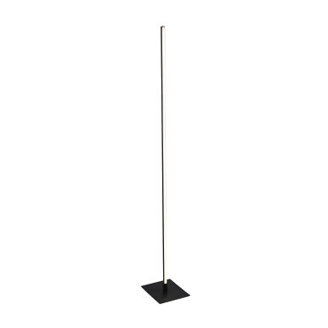 Searchlight Tribeca - staanlamp - 150 cm - 17,7W LED incl. - mat zwart en wit