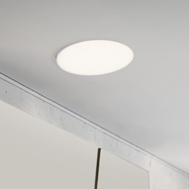 Nova Luce Perfect Profile Trimless - inbouwspot op afstandsbediening (incl.) - Ø 600 mm, 670 mm inbouwmaat - 40W dimbare LED incl. - 2700K-6000K - wit
