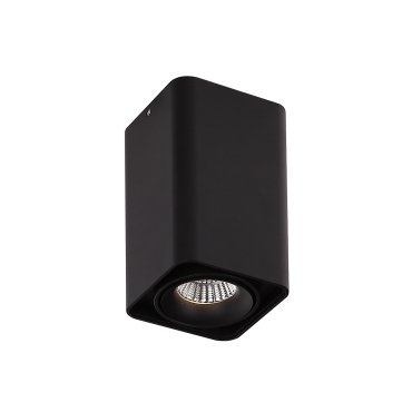 SHOWROOMMODEL - Dobac Batumi Longer - opbouwspot 1L - 10 x 10 x 17 cm - 8W LED incl. - zwart