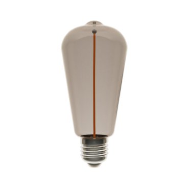 Creative Cables LED filament lamp Magnetic - Ø 6,4 x 14,9 cm - E27 - 2,2W - 1800K - gerookt