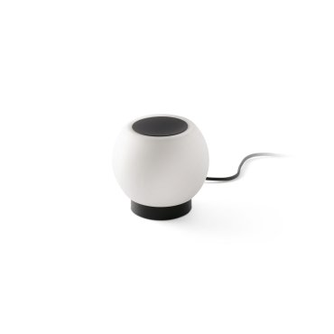 Faro Moy - tafellamp - Ø 14 x 13 cm - 4W LED incl. - mat zwart en wit